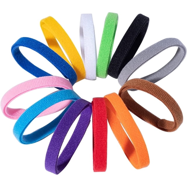 Colliers d'Identification pour Chiot 12 Pcs Couleurs Assorties Colliers d'Identification pour Chiot Bandes d'Identification pour Chiot Ajustables pour Animal