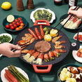 thumbnail image 4 of Electric Griddle - Smokeless Electric BBQ Grill Baking Trays, Nonstick Cooking Griddle Pan Pancake Maker US Plug, 4 of 7