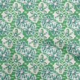 thumbnail image 1 of oneOone Cotton Poplin Twill Green Fabric Abstract Craft Projects Decor Fabric Printed By The Yard 56 Inch Wide, 1 of 5