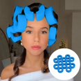 thumbnail image 2 of Liquidation pour Cheveux Lisses et Frisés, Bradem Friseurs Sans Chaleur 12 Pcs en Éponge en Forme de C, Friseurs Réutilisables Sans Chaleur, Rouleaux pour Cheveux Longs 7x2,5 cm (Vert, Jaune, Rouge, Vert), Vente de Liquidation pour Friseurs!, 2 of 9