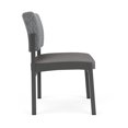 thumbnail image 4 of Lenox Steel Reception Waiting Guest Chair / Charcoal Steel / Gray / Gray, 4 of 5