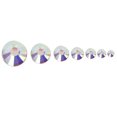 thumbnail image 3 of tredstone Strass à Dos Plat Rond en Cristal de Verre Blanc Scintillant SS16 1400 Pcs, 3 of 6