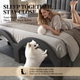 thumbnail image 3 of SIBEDS Bed Frame with Storage Drawers and Galaxy Star Projector PU Upholstered Black Headboard, Queen, 3 of 9