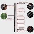 thumbnail image 2 of Amdohai C Key Dizi Bamboo Flute Chinese Traditional Musical Instrument, 2 of 8