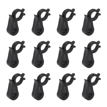 Pinces pour Gouttières à Lumières de Noël, 120 Pcs Lumière de Noël Pinces de Lumière de Noël Pinces de Lumière d'Extérieur Design Révolutionnaire