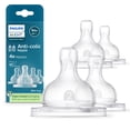 thumbnail image 1 of Bottle Nipple AVENT Philips Avent Anti-Colic Flow 2 4-Pack, 1 of 9