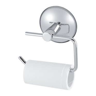 Cergrey Toilet Paper Holder, Bathroom Paper Holder, Stainless Steel Bathroom Toilet Suction Cup Paper Roll Holder Bar Wall-Mounted Rack