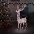 thumbnail image 1 of vidaXL XXL Acrylic Christmas Reindeer 250 LED 180 cm Warm White, 1 of 4