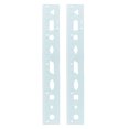 thumbnail image 1 of Unique Bargains 2pcs Unbreakable Flexible Rulers 20cm PVC Shatterproof Folding Plastic Ruler with Wavy Lines, Blue, 1 of 6
