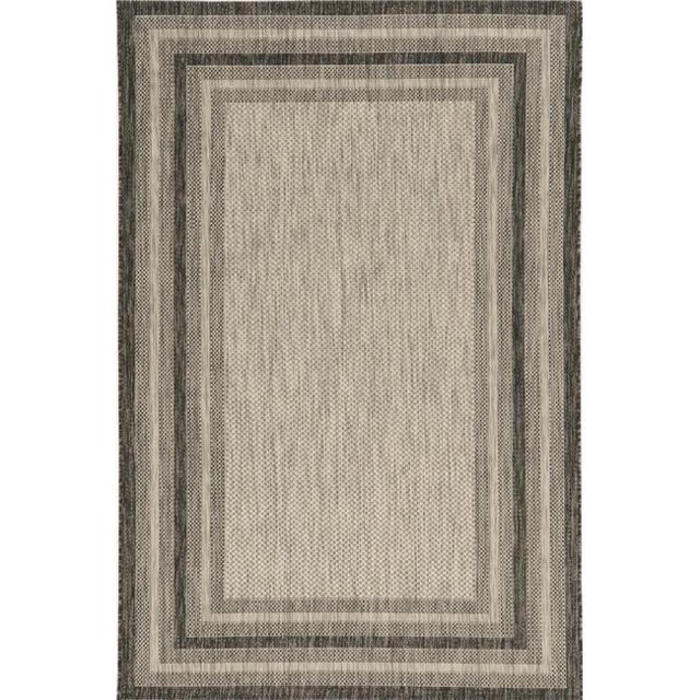 Tapis Gris en Polypropylène 39 Pouces X 59 Pouces