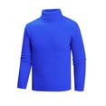 thumbnail image 1 of fatyb Chandail pour Hommes à Col Roulé Décontracté Tricoté Extensible à Manches Longues Hauts Chauds d'Automne Hiver pour Hommes, 1 of 5