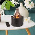 thumbnail image 4 of Binwennn Humidificateurs de Sol pour Grande Pièce Diffuseur de Feu de Camp Mini Humidificateur de Feu de Camp Brume d'Air Diffuseur d'Huile de Feu de Camp avec Télécommande pour la Maison, 4 of 4