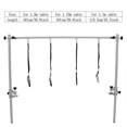 thumbnail image 2 of Herwey Table de Toilettage pour Animaux en Acier Inoxydable, Bureau de Beauté, Hauteur Réglable, Support à Pince pour Chien Chat, 2 of 7