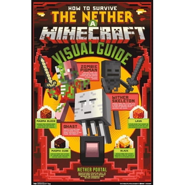 Minecraft - The Nether Wall Poster, 22.375" x 34"