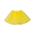 thumbnail image 1 of Thinson Tutu Skirt Beautiful Girl Dresses Miniskirt with Elastic Waistband Special Occasion Clothes Hand-wash Party Decoration for Kids Yellow, 1 of 9