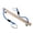 blue, variant on Adjustable Gym Swing Bar For Kid Strength Training Outdoor Playground Playset blue