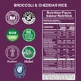 thumbnail image 4 of Eat Regal Fully Cooked Broccoli & Cheddar Flavored Rice, Ready-to-Eat, Shelf-Stable Microwave Rice Side Dish, 1.5 Minutes, 8.8 oz, pack of 6, 4 of 7