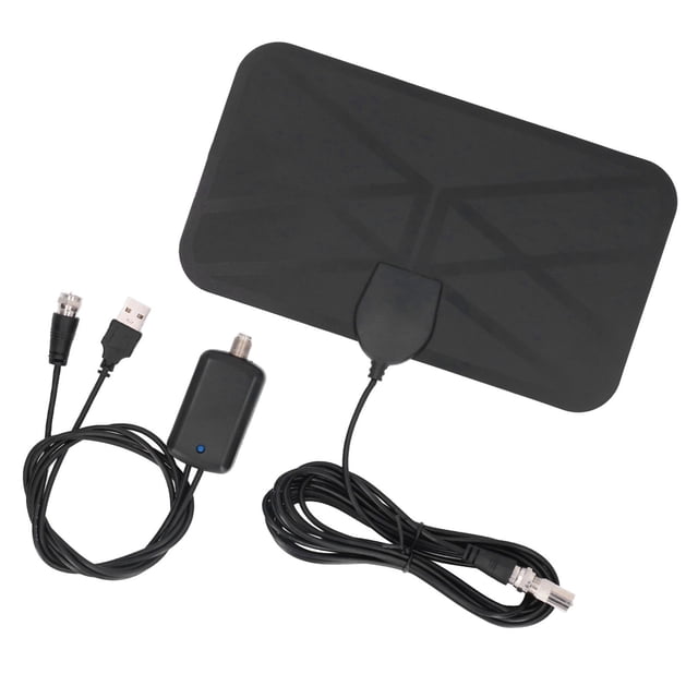 High Gain Antenna, Adhesive Mount Plug And Play Compatibility Digital Antenna With For Television Signal Reception