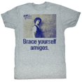 thumbnail image 1 of Bill and Ted Brace Yourself Gray Heather Adult T-Shirt, 1 of 1