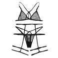 thumbnail image 2 of Lingerie Plus Size Lace Lingerie  Garter Polyester Lingerie Women, 2 of 6