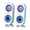 White, variant on Computer Speakers with Subwoofer Wired USB Desktop Audio for Gaming Home Office and Mobile Phone Use 10 in Height