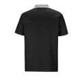 thumbnail image 4 of Chemises pour Hommes, Mode Homme Décontractée Couleur Unie Fermeture Éclair Manches Courtes Col Rabattu Blouse, 4 of 6