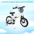 thumbnail image 2 of Costway 12 Inch Kids Bike with Training Wheels. Dual Hand & Coaster Brakes. Adjustable Seat, 2 of 10