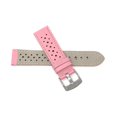 thumbnail image 4 of Extra Long (XL) 22mm GT Rally Perforated Leather Watch Strap Band, Stainless Steel Buckle, 4 of 7