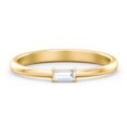 thumbnail image 1 of East-West Stackable Baguette Ring in 10K Yellow Gold, 1 of 3