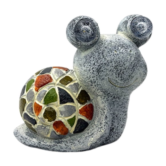 Outdoor Garden Decor,Resin Frog & Snail Solar Lights,Creative Solar Ornaments,Craftmade Frogs & Snails,Eco-Friendly Solar Garden Art,Perfect Courtyard & Patio Decor,Ideal for Kids & Ad