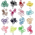 thumbnail image 2 of fastboy 20 Pcs Bandeau Haute Élasticité Extensible Style Preppy Coloré Haute Densité Sans Accroc Accessoires Chouchou Rose Crevette, 2 of 6
