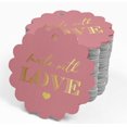 thumbnail image 4 of Inkdotpot Real Gold Foil Made With Love Text Tags Favor Hang Paper Tags 100 Piece, 4 of 6
