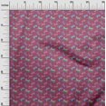 thumbnail image 3 of oneOone Velours Vin Tissu Enfants Léopard Matière de Robe Tissu Imprimé Tissu au Mètre 58 Pouces de Large, 3 of 4