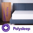 thumbnail image 1 of Polysleep Sierra 9" Memory Foam Mattress — Medium Firm Mattress in a Box, Made in Canada with Antimicrobial Foam — Queen Size, 1 of 8