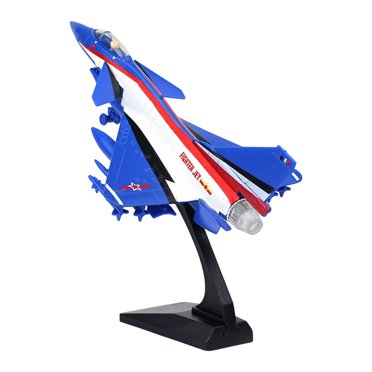 lionlar Avion de Chasse, Jouets pour Enfants Collectionnables Collectionneurs Avion Présentoir Modèle d'Avion Bleu