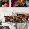 thumbnail image 2 of Designart "Vibrant Multicolor Hibiscus Paradise IV" Tropical Throw Pillow - Traditional Pillow For Couch - Insert And Pillows Covers For Bedroom Decor, 2 of 5