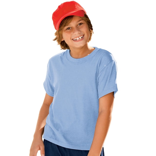 Hanes Garçon ComfortBlend EcoSmart Col Rond, m, Bleu Pâle