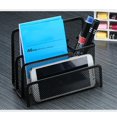thumbnail image 4 of Letter Pen Combination Barbed Wire Three-Layer Letter Pen, EDHITNR Multi-Function Metal Desk Organizer, Non-Slip Rustproof Space Saving Stationery Holder for Office Home Desk Drawer, 4 of 7
