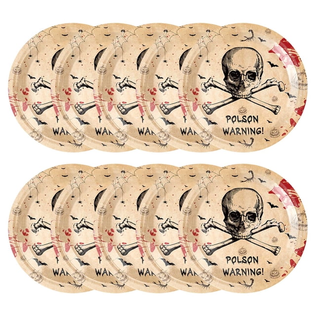 TIMIFIS Disposable Tableware Halloween Party Tableware Hands Ghost Party Decorations Banners Tablecloths Horror Party Supplies Paper Plates Kitchen Gadgets