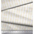 thumbnail image 3 of Soimoi White Heavy Canvas Fabric Artistic Geometric Decor Fabric Printed Yard 58 Inch Wide, 3 of 5