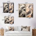 thumbnail image 4 of Designart "Desert Oasis Rivers among Eternal Dunes I" Desert Framed Wall Art Set Of 2 - Global White Framed Canvas Set For Living Room Decor, 4 of 6