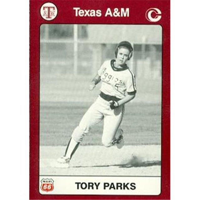 Tory Parks Trading Card (Texas A&M) 1991 Collegiate Collection No.48 Softball