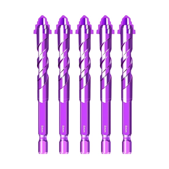 Carbide Drill Bits Tungsten Carbide Four Flute Step for Tile Concrete Hard Materials Workshop Indoor Outdoor