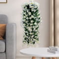 thumbnail image 4 of Mlkoz Home Decoration, Simulation Lilys Rattan Artificial Flower Wall Hanging Basket Indoor And or Decorative Flowers Suitable For Decorating Indoor Wedding, Birthday Gifts, 4 of 5