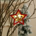 thumbnail image 1 of Christmas Tree Small with Lights Christmas Tree Pendants Wooden Colored Luminous Small Pendants Christmas Tree Ornaments Small Christmas Tree with Lights Wooden Christmas Tree Ornaments, 1 of 1