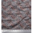 thumbnail image 1 of Soimoi Polyester Crepe Fabric Brush Stroke Abstract Print Fabric by The Yard 42 Inch Wide, 1 of 3