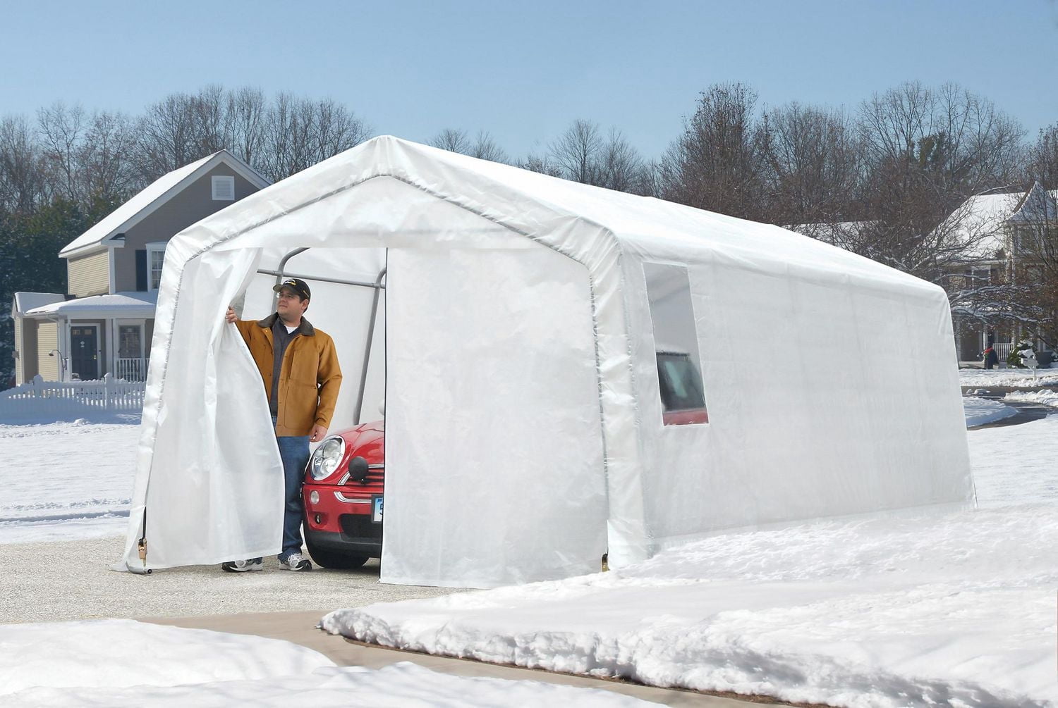 Abri-garage Northern Shelters® 11 x 20 x 8 pi