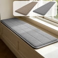 thumbnail image 1 of YYV Extra-Thick Long Rectangular Bench Cushion Non-Slip Padded Seat Pad Foam Upholstered Comfort Mat For Entryway Dining Bench Window Seat Sofa Long Stool Cushion, 1 of 7