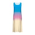 thumbnail image 4 of FAIWAD Robes d'Été Grande Taille pour Femmes 2024 Sans Manches Décontractées Robe Maxi Dégradé Boho Plage Robe Débardeur, 4 of 5