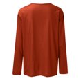 thumbnail image 5 of Timegard Womens Tops Long Sleeve Round Neck Solid Color Basic Tee Fall Casual Comfy Loose Tops Blouse, 5 of 5
